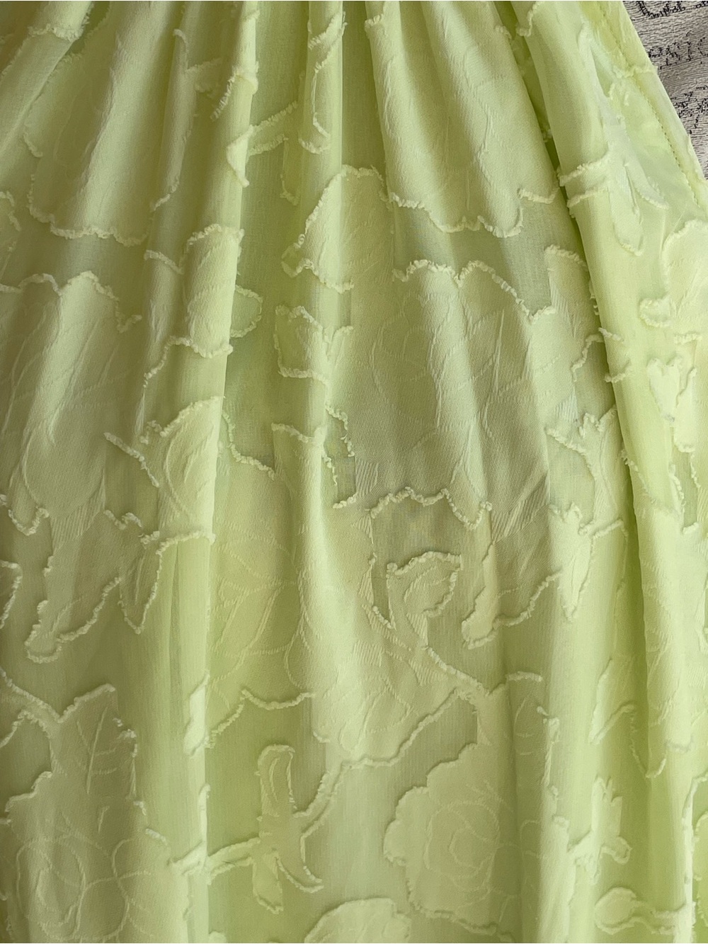 RACHEL Rachel Roy Pale Lime Halter Style Dress. NWT. - Picture 2 of 9